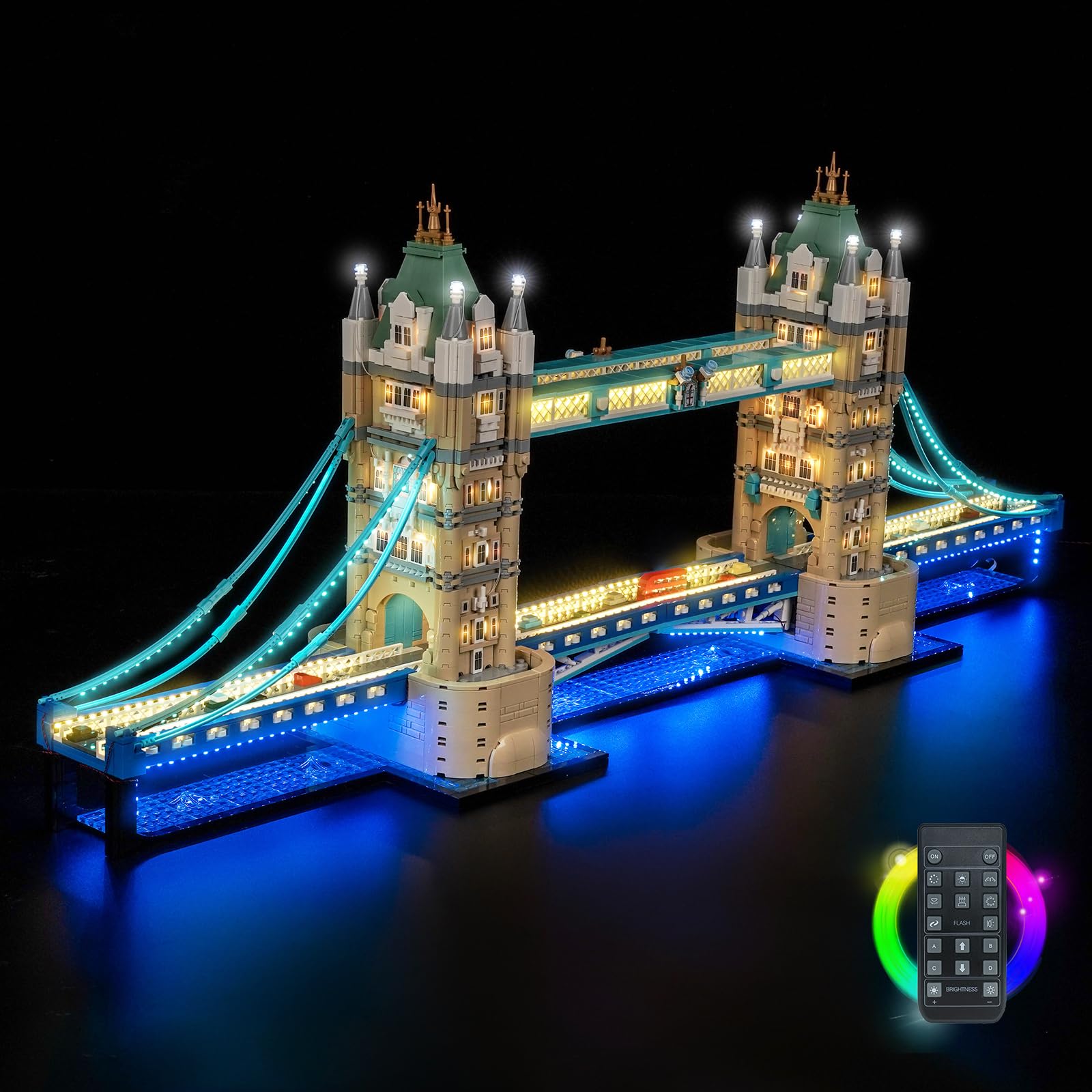 LocoLee RC LED Light Set Compatible with LEGO 21067 Tower Bridge
