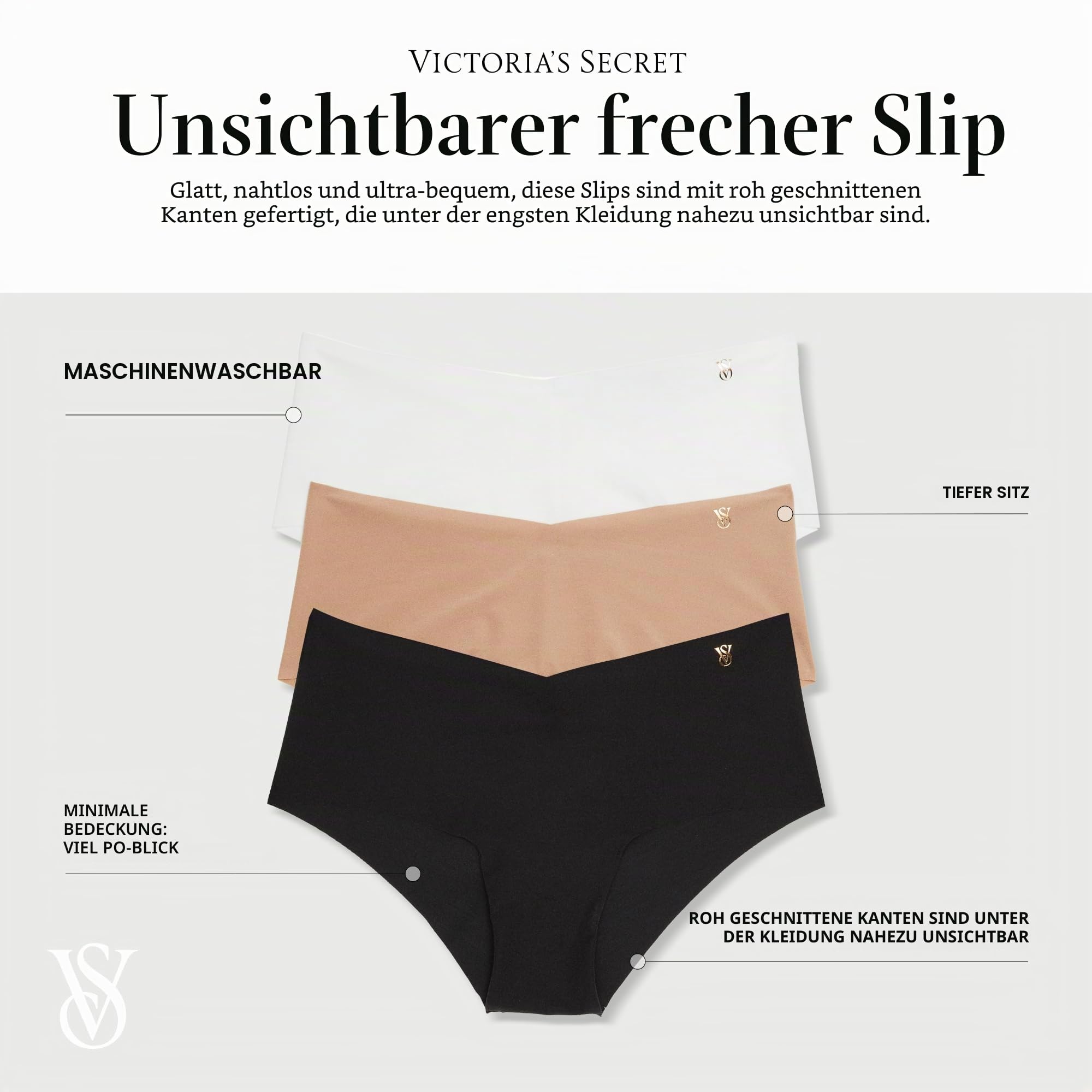 Victoria's Secret Nahtlose freche Unterwäsche, Essential Mix, 7er-Pack (XS-XXL)