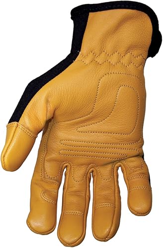 Miniatura 2 de Youngstown Glove Company Guantes de trabajo de seguridad unisex para adultos, beigenegro, XXL de EE. UU