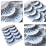 JIMIRE False Eyelashes Multipack False Eyelashes Glam 614 False Lashes