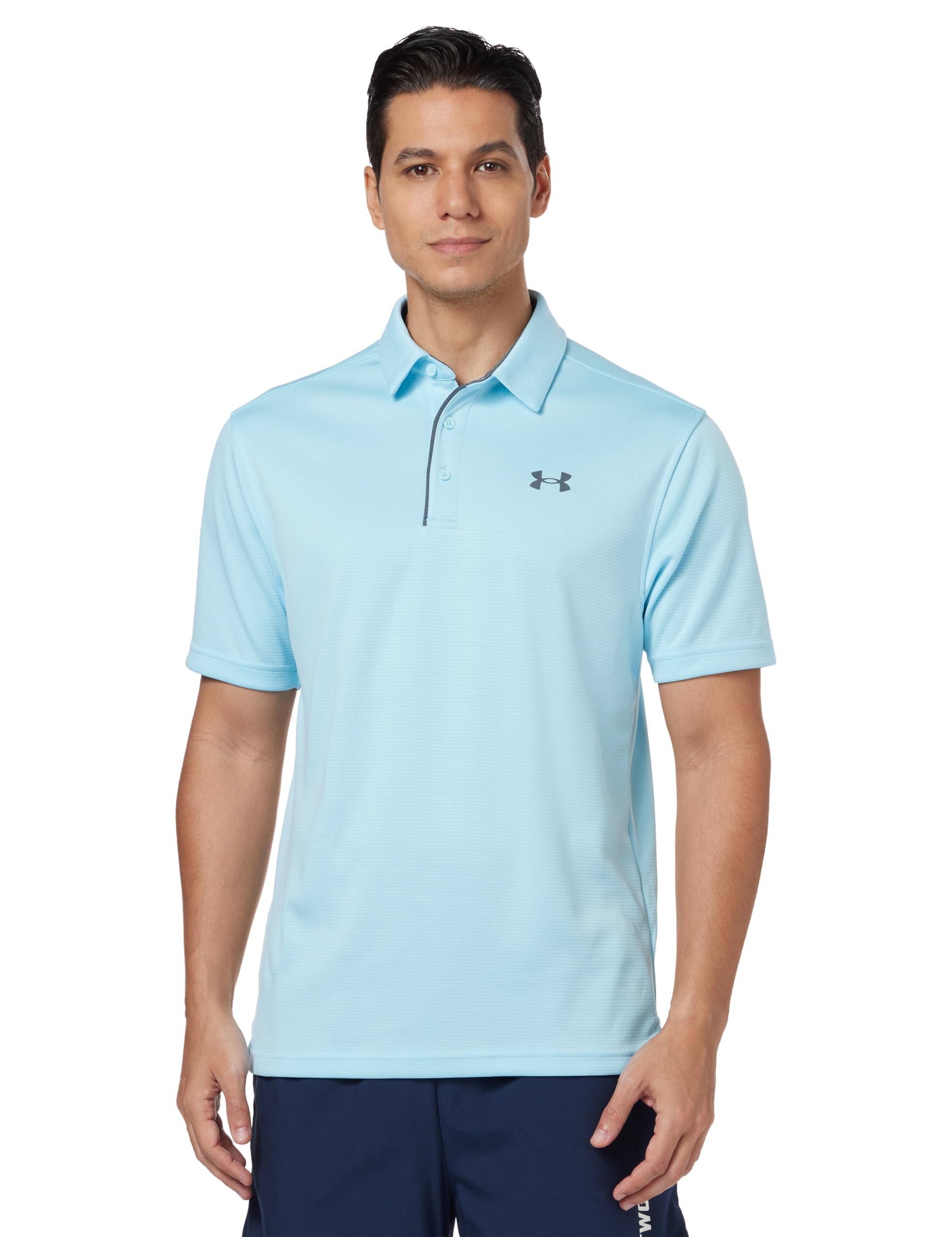 Under Armour Men's Tech Golf Polo, (494) Stream / / Pitch Gray, 3XL