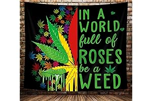 NYMB Trippy Weed Tapestry: Elevate Your Space with Psychedelic Vibes