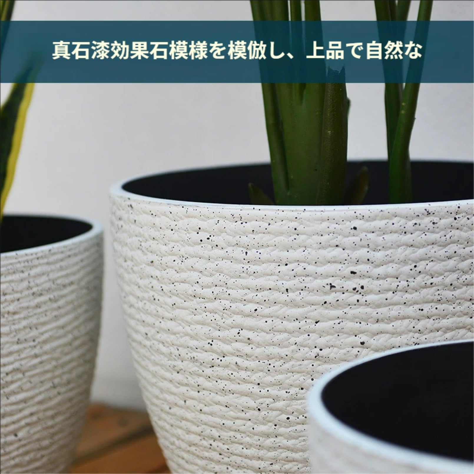 Amazon.co.jp: 大型（特大）プランター 植木鉢 深型厚手プラスチック製