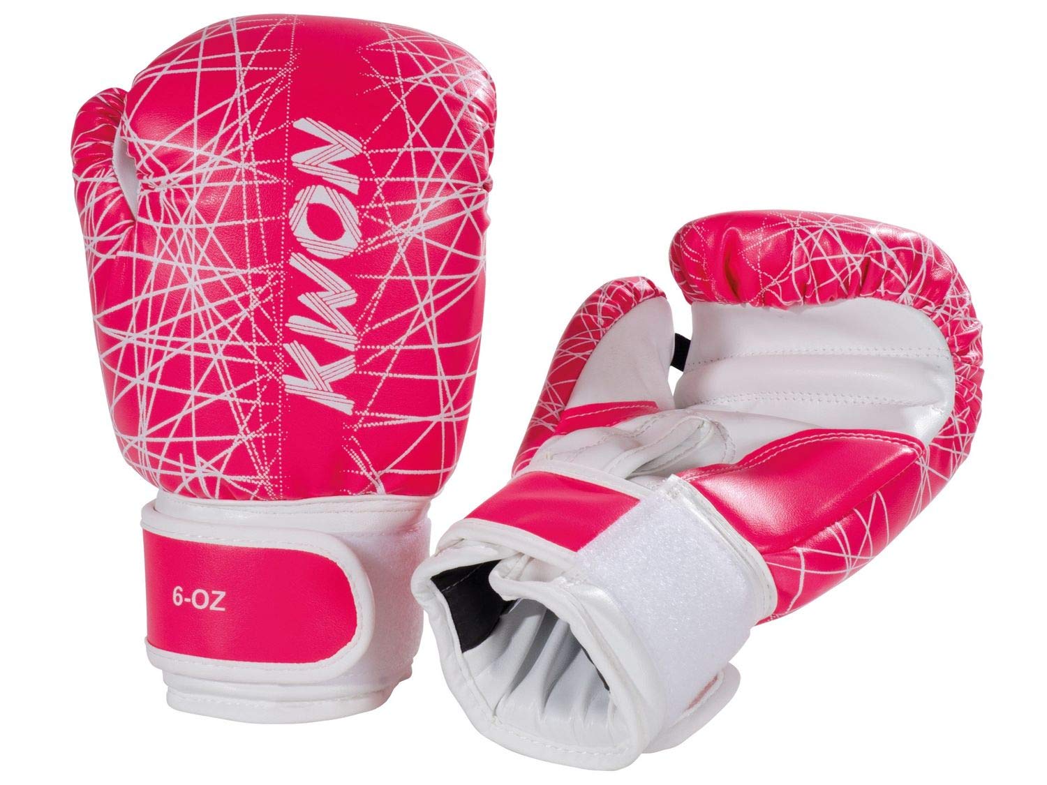 Kwon Kinder Boxhandschuhe Neon 6oz pink-blau