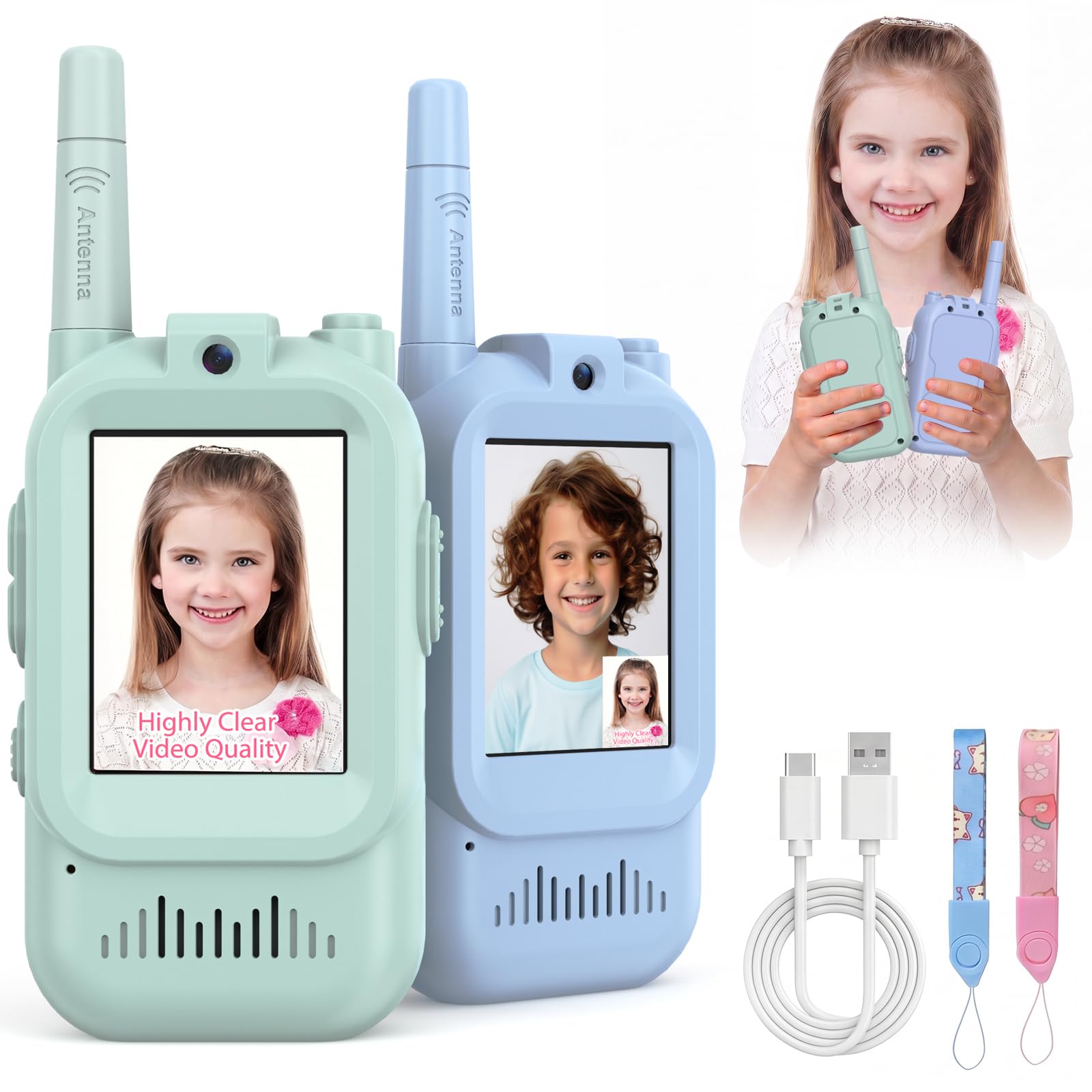 Hangrui Walkie Talkies 2 Pack