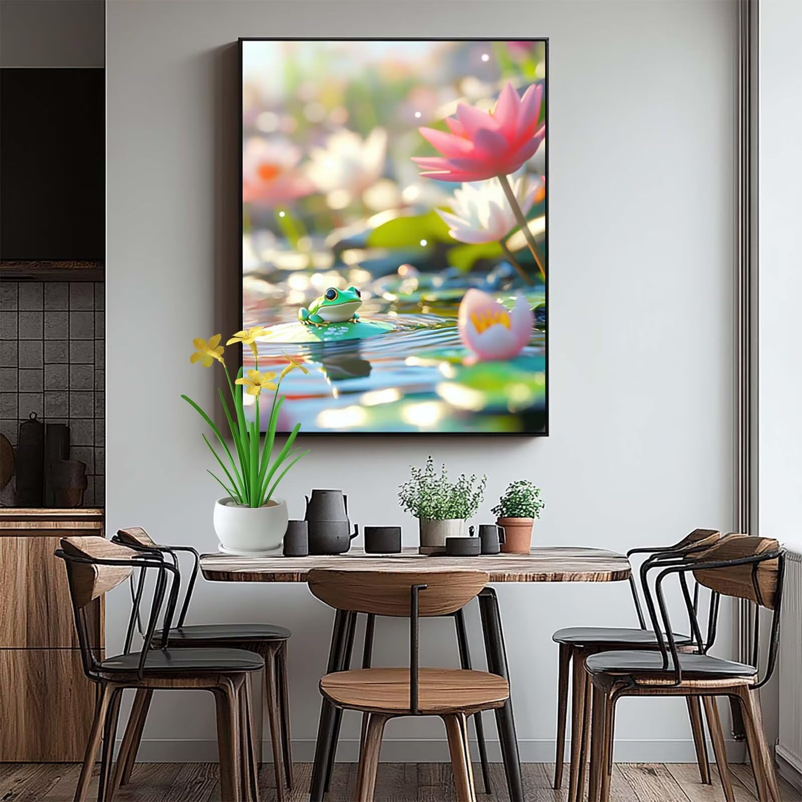 Zestawy artystyczne 5D żaba, diamentowe, dla dorosłych, kwiaty, do malowania, kryształowe zestawy artystyczne, dla dorosłych, pełne wiercenie według numerów, 90 x 102 cm, haft krzyżykowy, rękodzieło
