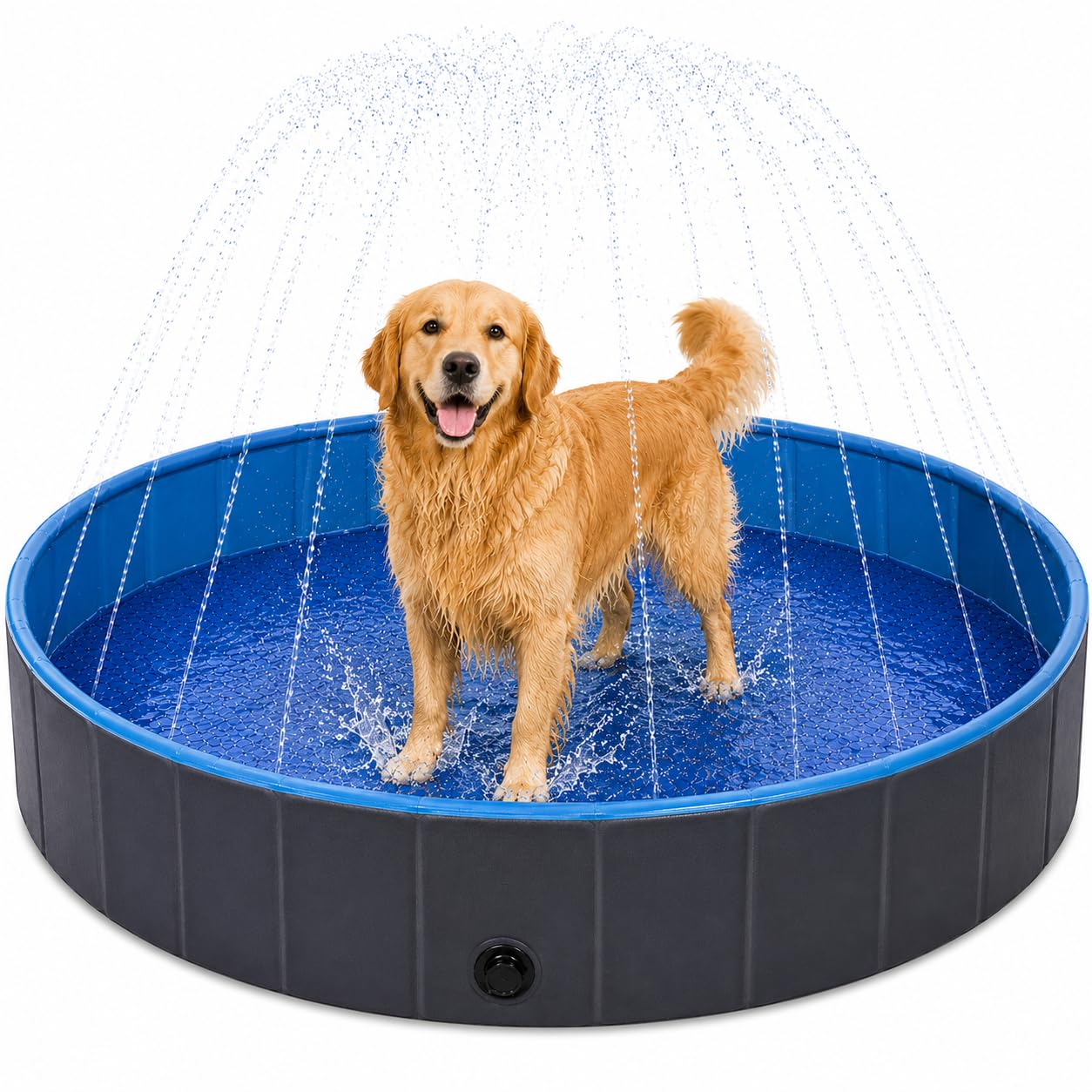 Flamingo Splash Play Dog Swimming Pool 160 x 30 cm
