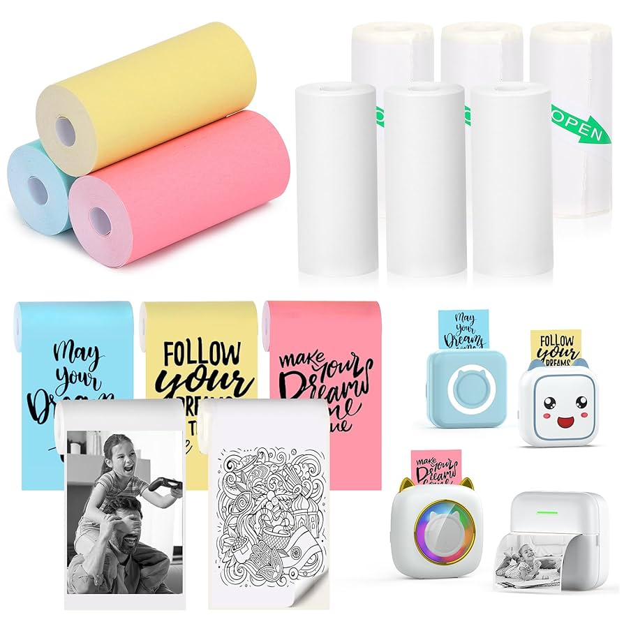 【新品】Phonemo Printer Paper 9個入り Amazon.co.jp: HUIJUTCHEN 9ロール ミニサーマルプリンター用紙