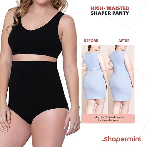 Miniatura 4 de Shapermint - Faja moldeadora con control de abdomen para mujer
