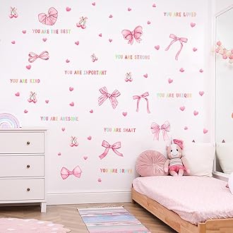 Leinuosen Kids Wall Decals Classroom Colorful Inspirational Decals Daycare Playroom Wall Decor Motivational Positive Saying Sticker (You are The Best)
