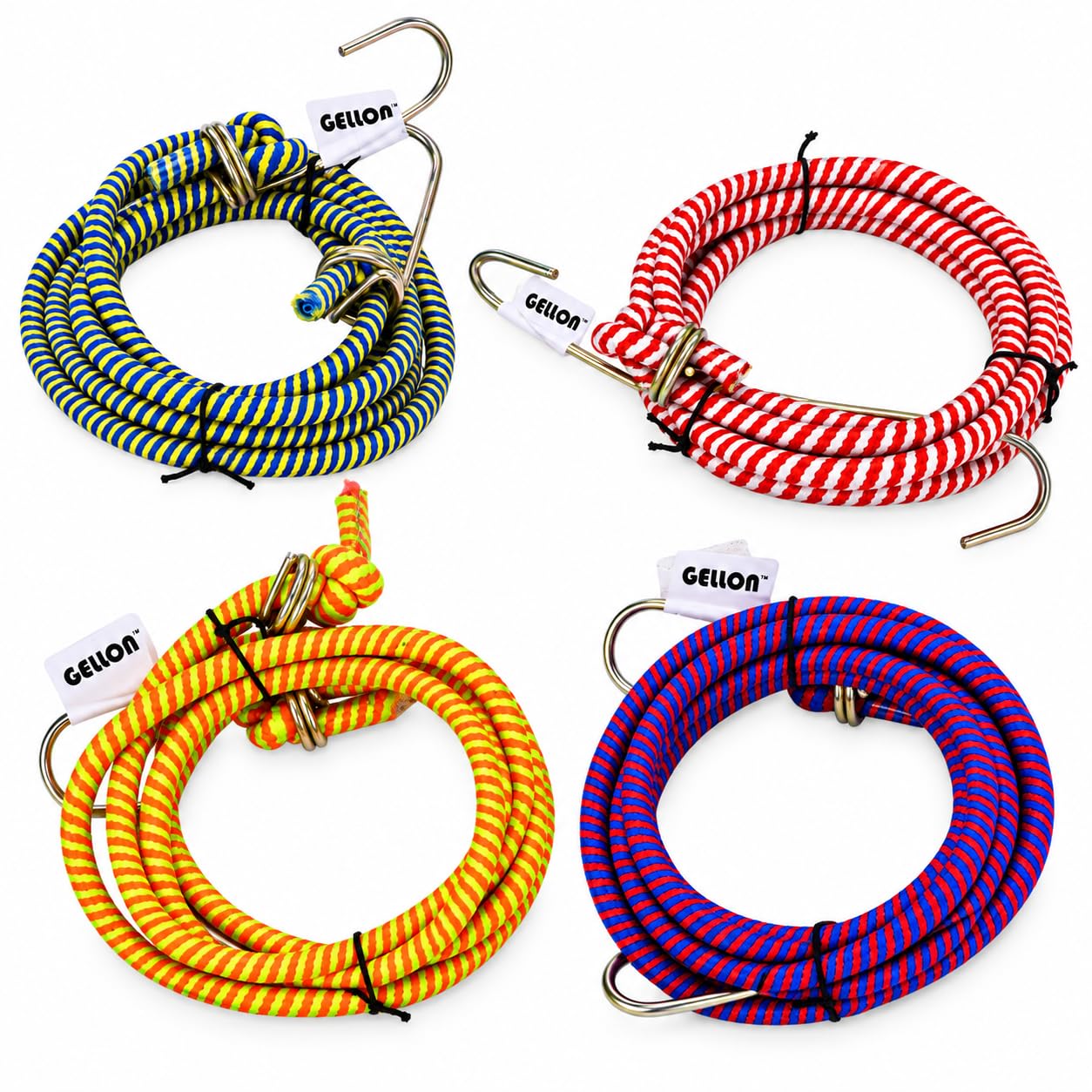 Gellon Bungee Cord, 6 Feet Stretchable Elastic Rope with Hooks, Extends Up to 9 Feet, Luggage Tying Rope for Bike, Car, Travel & Utility Pack of 1 — Amazon image 13