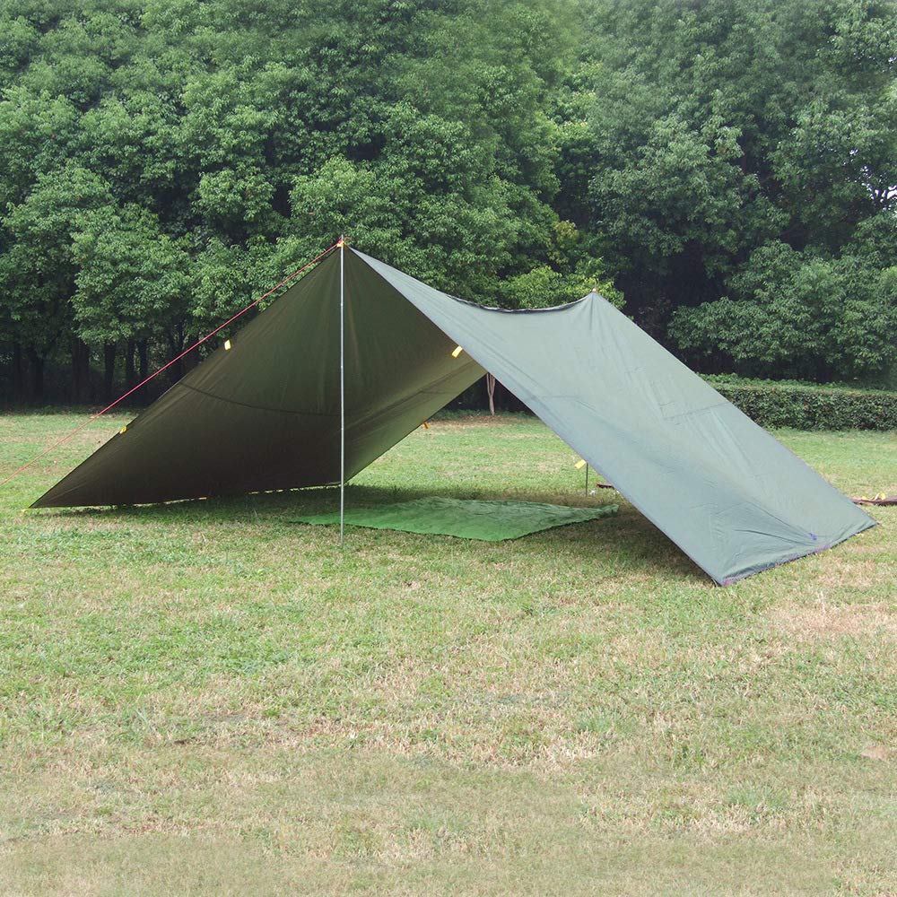 HYFAN Bâche portable pour hamac, tente, abri, randonnée, camping, extérieur, pique-nique, randonnée, voyage