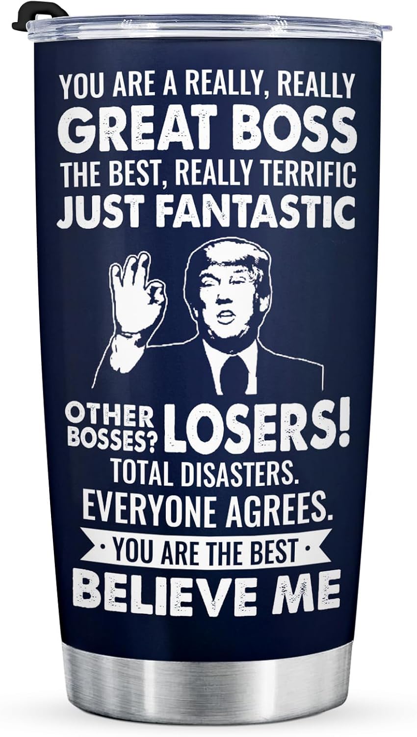 Aurahouse Funny Boss Gifts for Men Women, You’re A Great Boss 20 Oz Tumbler Cup, Boss Lady Gifts, Boss Birthday Gifts, Christmas Gifts for Boss, Boss Day Stainless Steel Tumbler