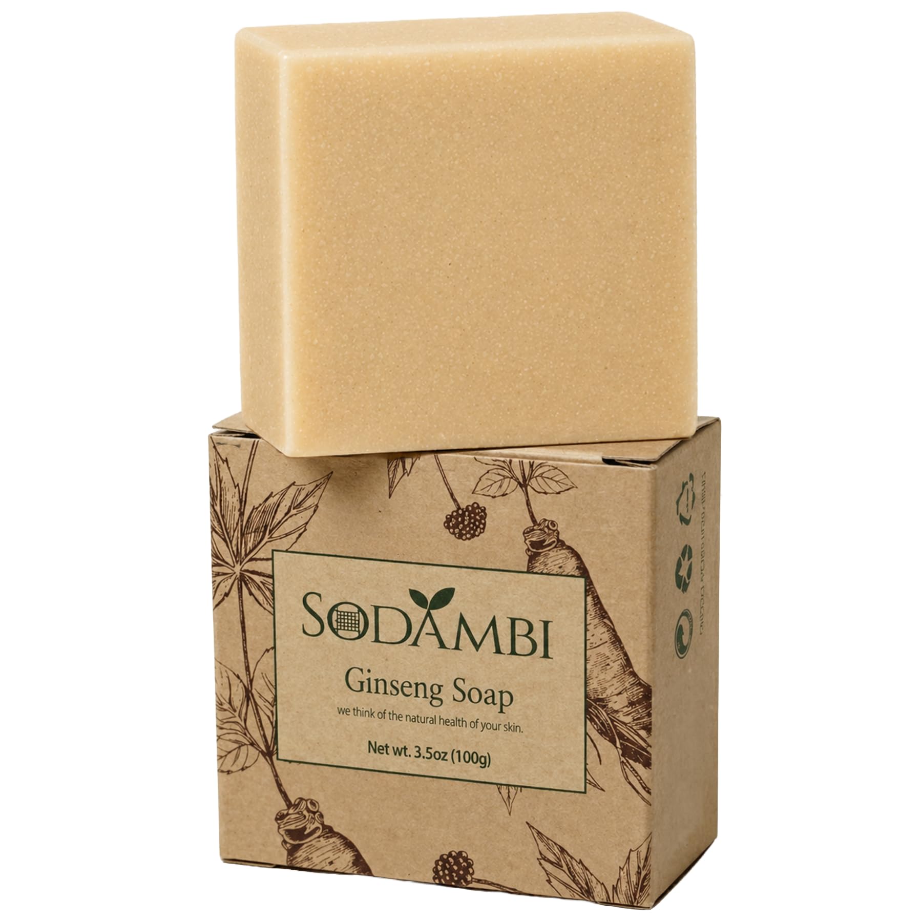Amazon.com : sodambi Ginseng Soap Bar – Handmade with Ginseng