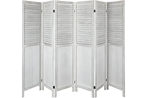 ECOMEX Wood Patio Divider with Privacy Screen