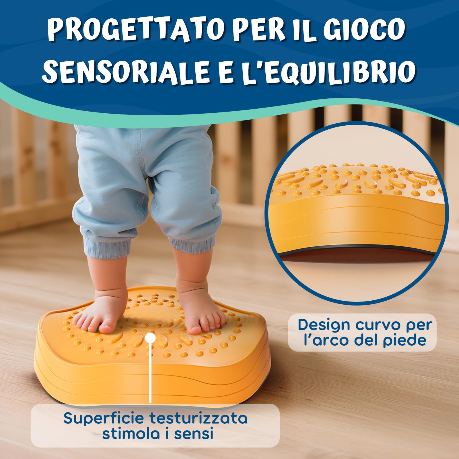 Lehoo Castle Pietre di Bilanciamento, Antiscivolo Stepping Stones per Bambini, Pietre Equilibrio, Balance Board, Giochi da Giardino per Bambini