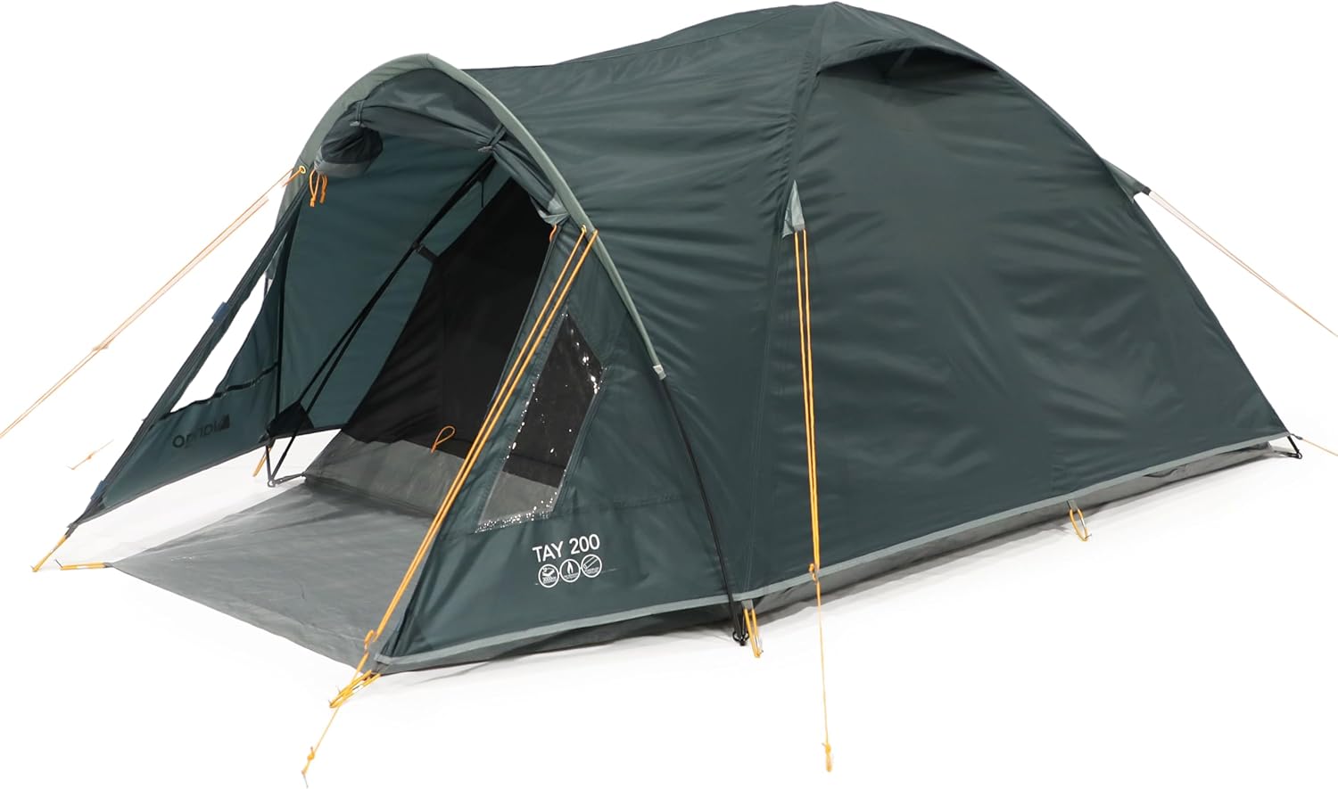 Vango Tay Tent with Porch and Darkened Bedroom, Compact, Lightweight, Dome, Easy to Pitch, Backpacking, Festivals, Wild Camping, Hiking, 3000mm HH Vango Tay Tent with Porch and Darkened Bedroom, Compact, Lightweight, Dome, Easy to Pitch, Backpacking, Festivals, Wild Camping, Hiking, 3000mm HH