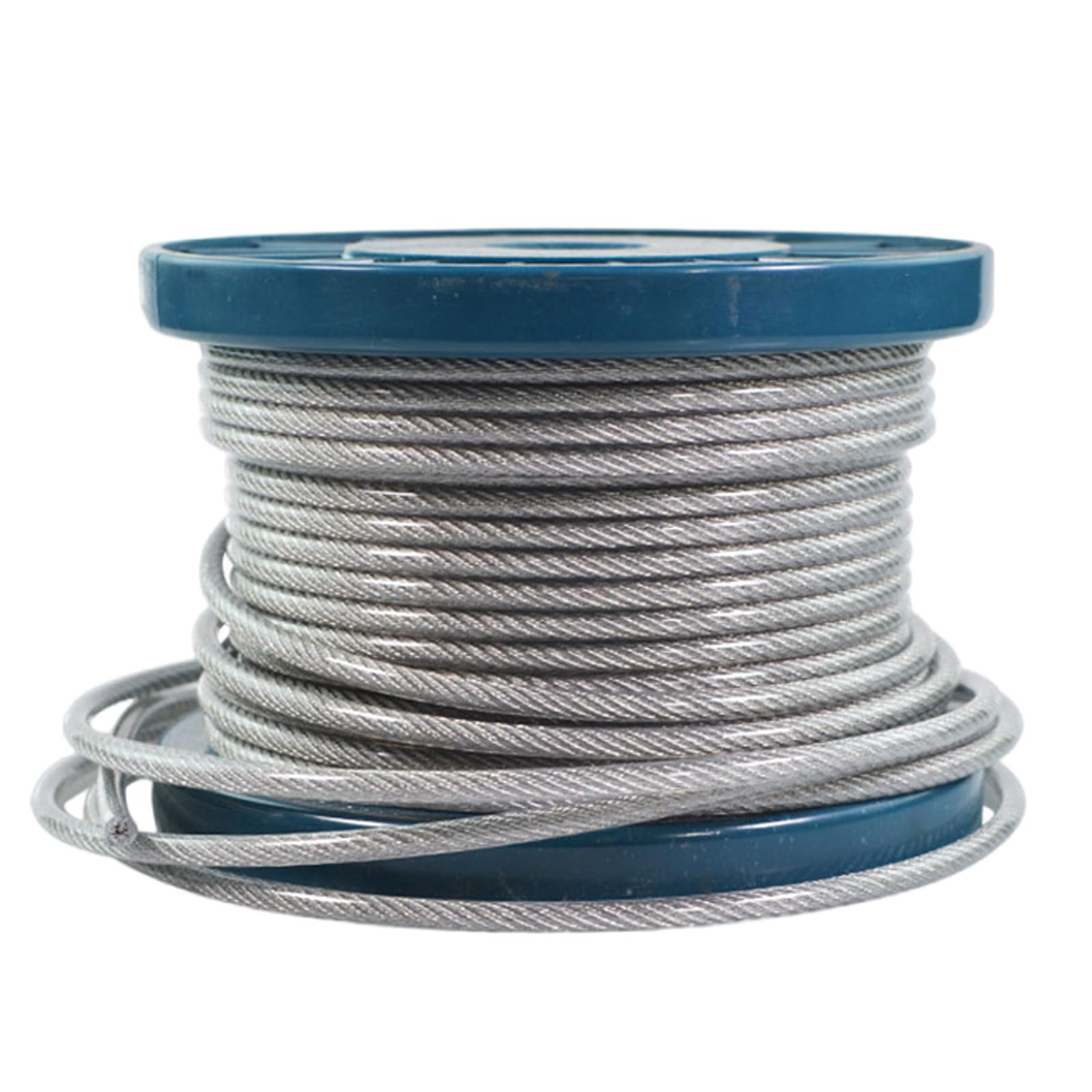 Alambre, alambre de acero inoxidable, cable de acero inoxidable 304, núcleo de hilo 7X7, cable de 10 metros de longitud, for barandillas de terrazas al aire libre, jardín, cocina, hogar(Diameter 6 mm)