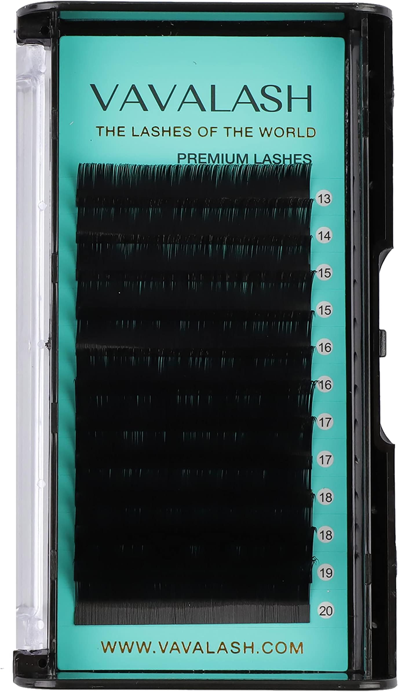Eyelash Extensions 0.15 CC Curl 13-20mm Lash Extensions Supplies Individual Lashes Premium Silk Volume & Classic Lash Soft Matte Dark Professional Eyelashes Extension (0.15-CC-13-20 Mixed)