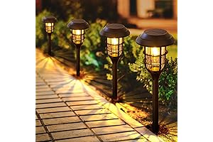 Solar Pathway Lights Outdoor, 8 Pack