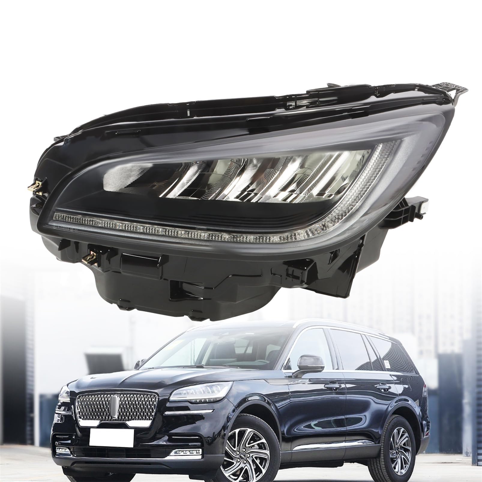 OsyphereX Headlight Driver Side Compatible with 2020-2022 Corsair Reserve/Base 2021-2022 Corsair Grand Touring Left Replace LJ7Z13008R