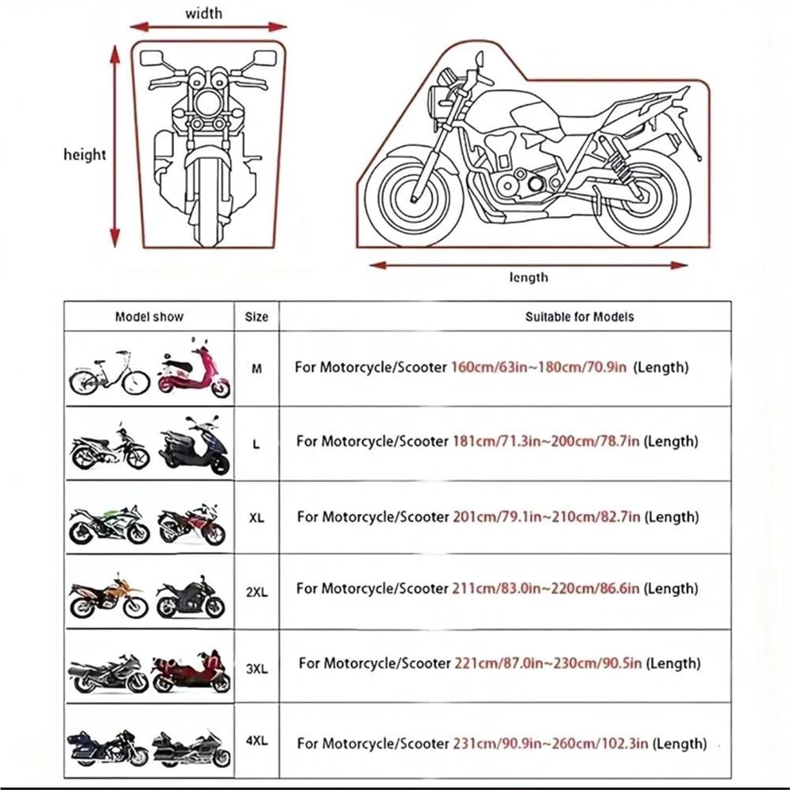 Copribici Da Moto Impermeabile