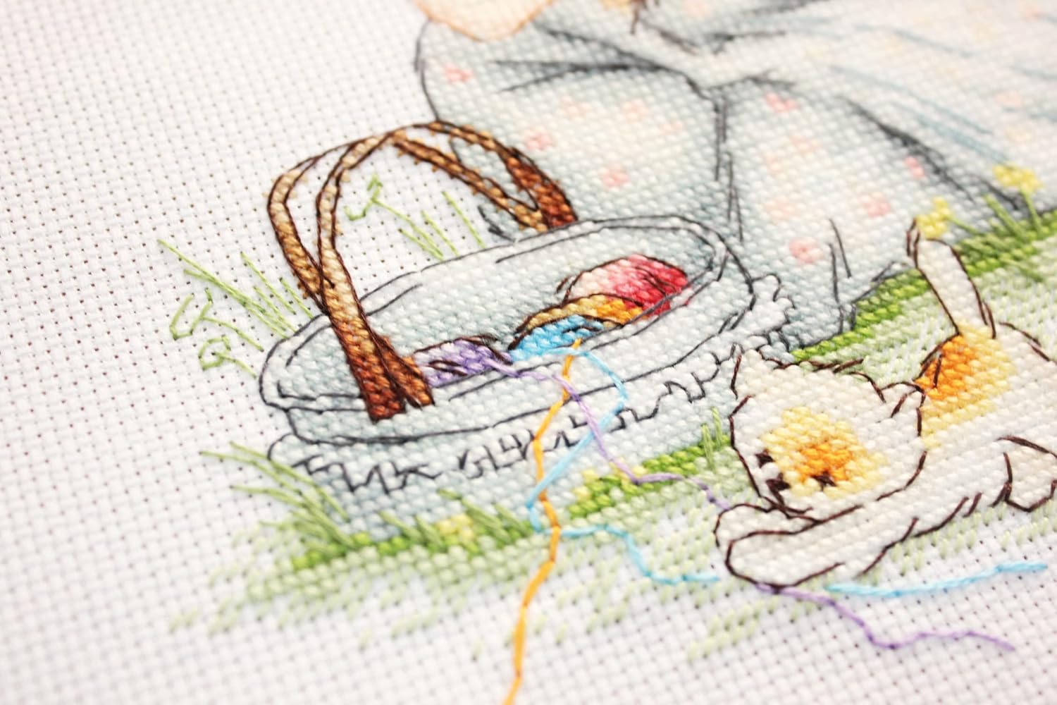 Lucas Girl Stitches - Cross Stitch Kit S