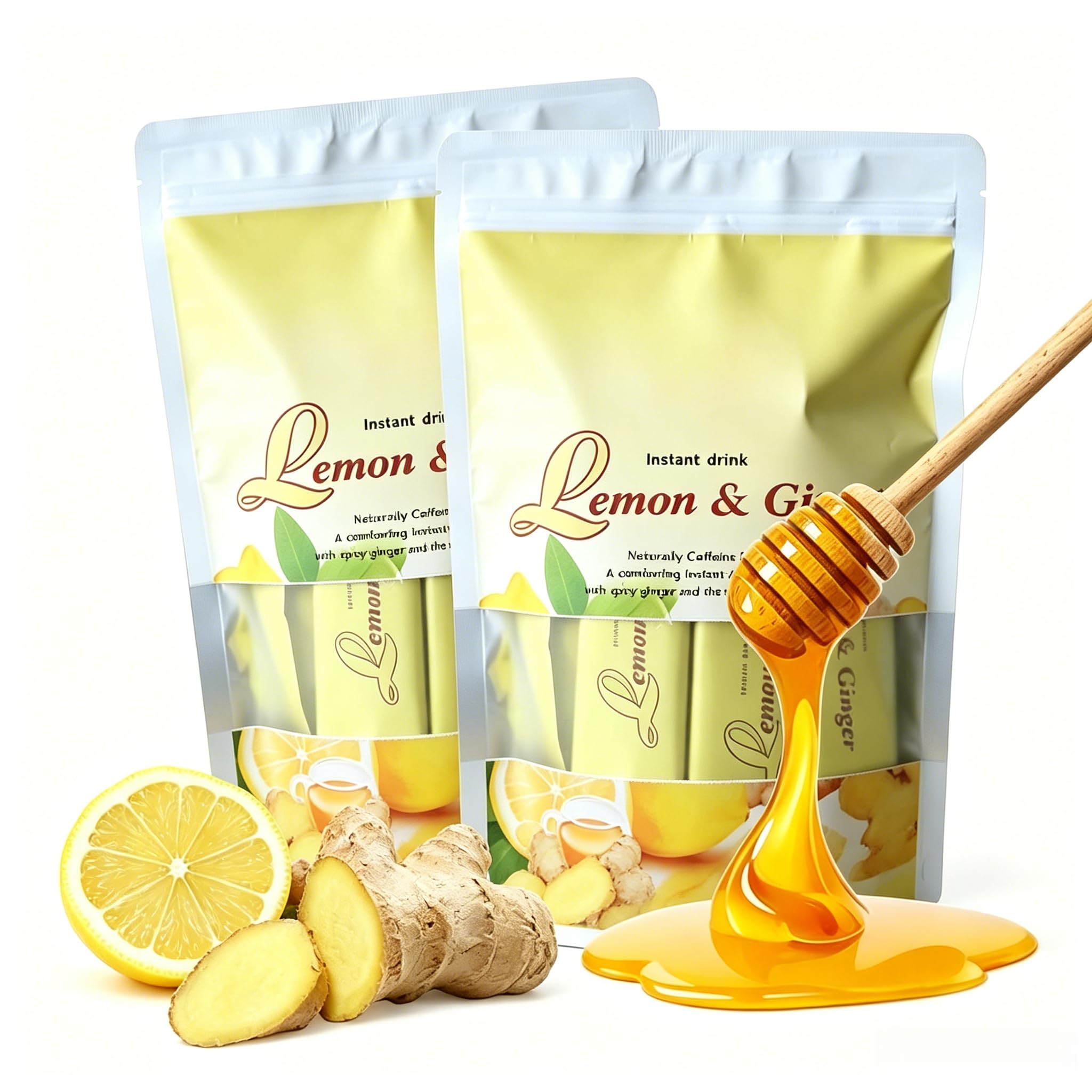 (2 confezioni) Tisana miele limone zenzero lenitiva, bustine monodose
