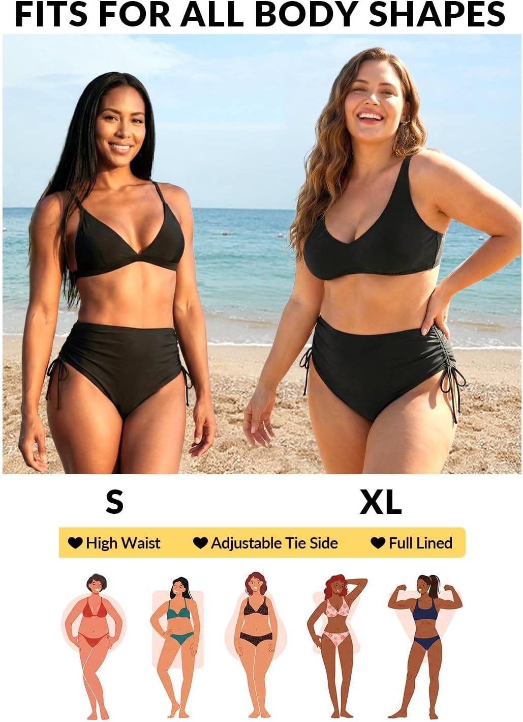 Zmart Women Standard Strappy Bikini Bottoms Full Coverage Bathing Suit Cutout Swim Low Rise Swimsuit Bottom - Image 5