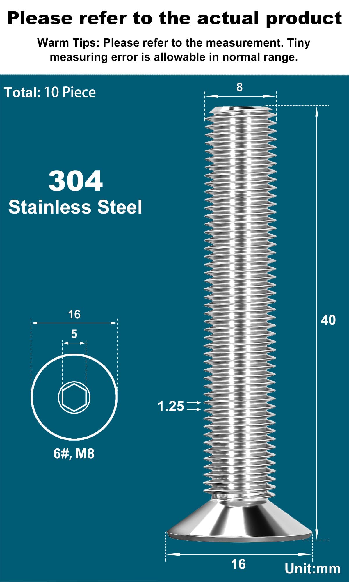 Drenky M8 Bolts - Image 2