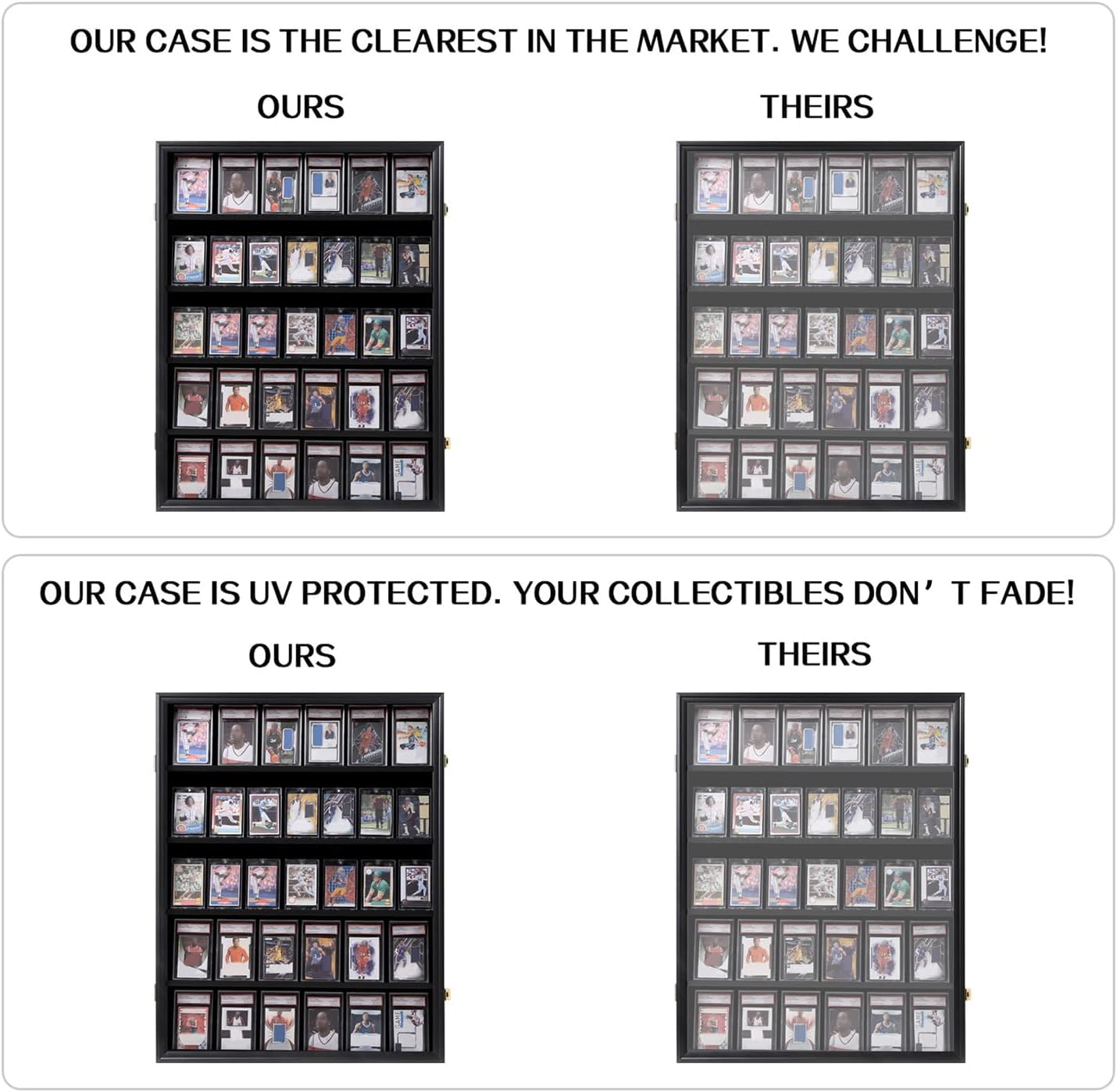 verani baseball card display case Amazon.com: Verani Baseball Card Display Case - Sports Card Display Frame main image 0