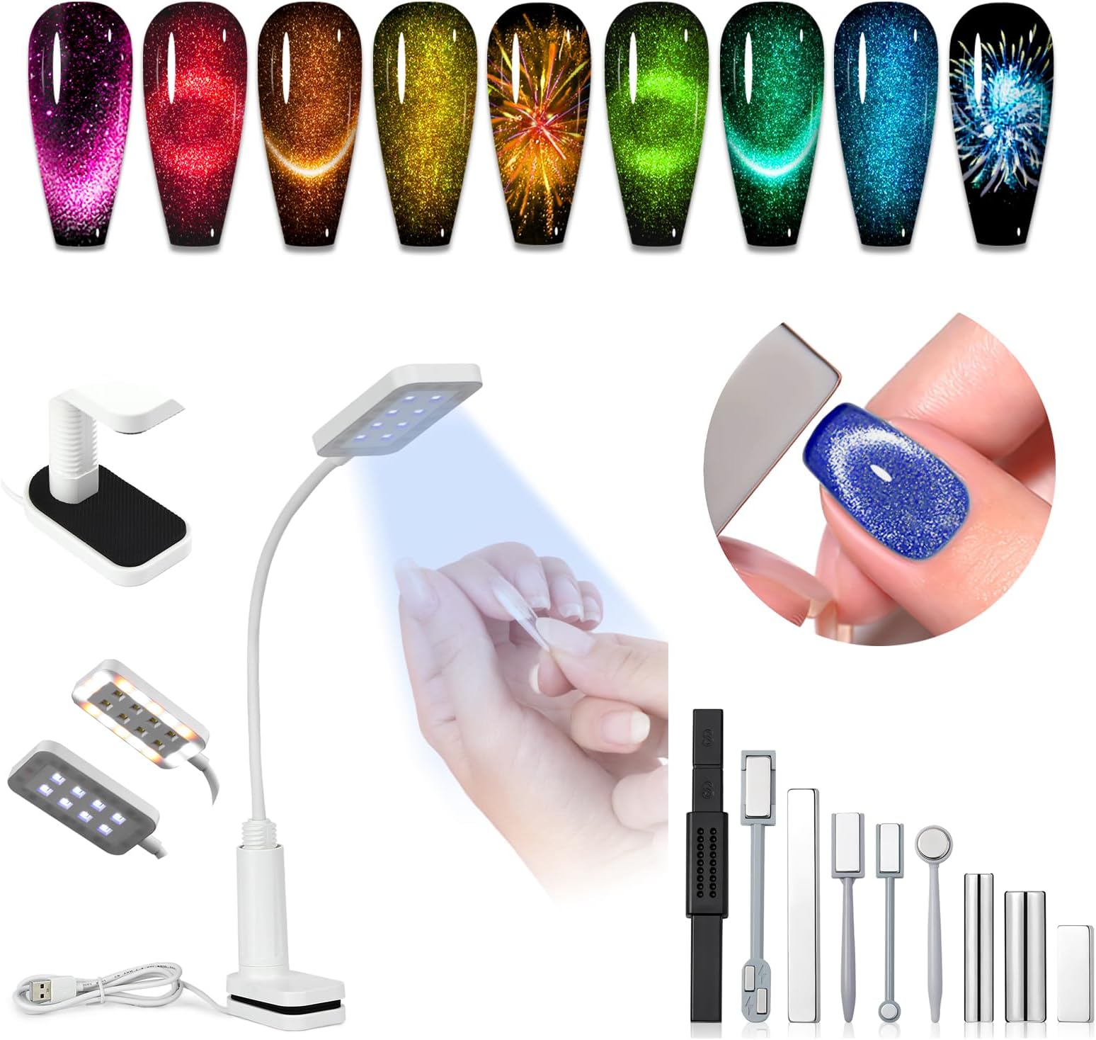 SAVILAND 10W U V Light for Nails with Clip Flash Cure