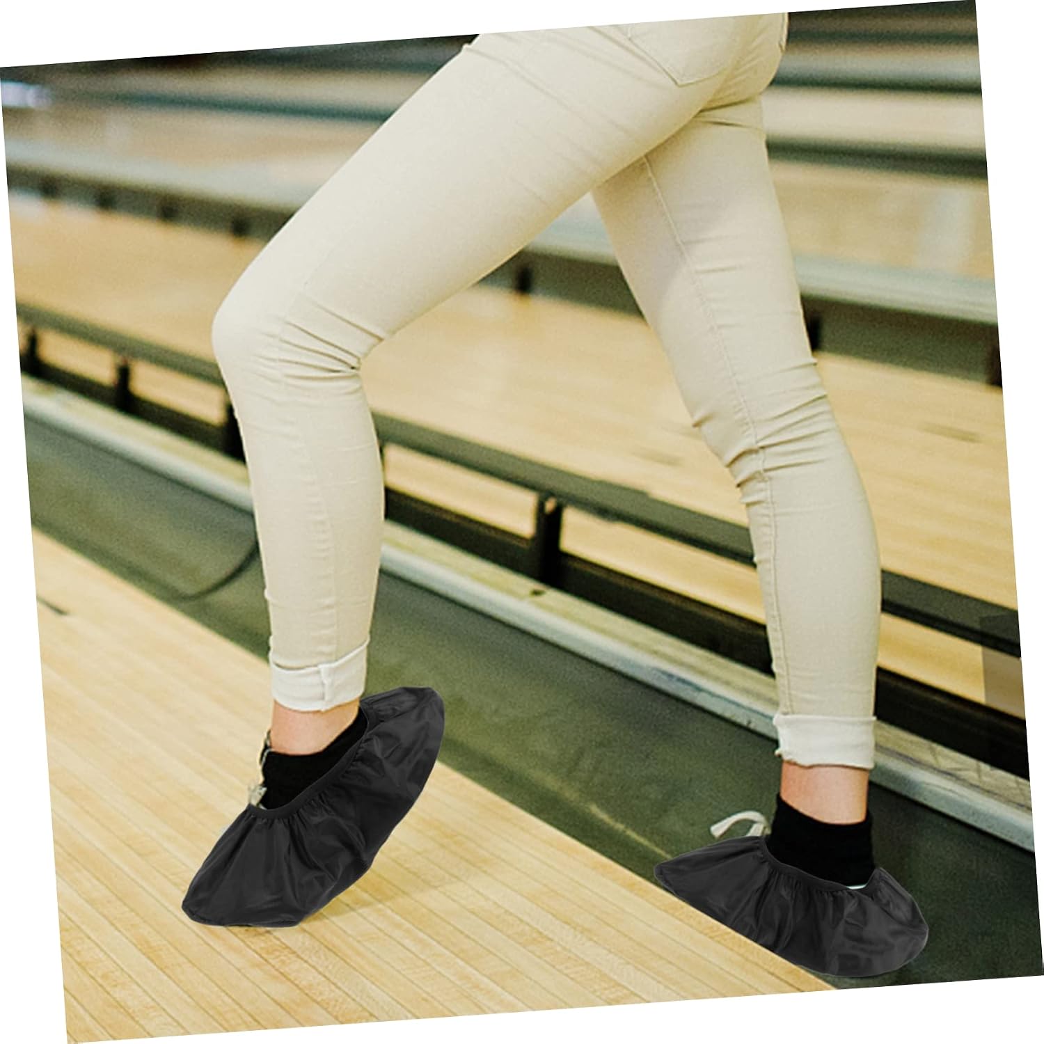 2pcs Bowling Shoe Covers Non- Protectors for Indoor and Outdoor Bowling Lightweight and Sports Supplies for Men and Women