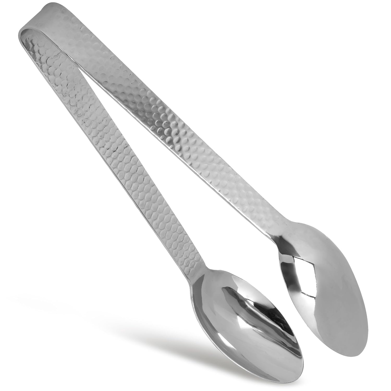 Carlisle FoodService Products 60210 Hammered Stainless Steel Tong, 10