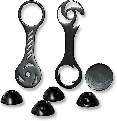 NutLock - Cerraduras de rueda de bicicleta delantera y trasera, tuerca y llave de eje de seguridad