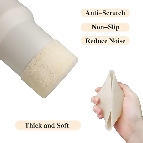 Miniatura 5 de Paquete de 2 botas de silicona para Stanley Cup de 30 onzas, protector inferior con purpurina para accesorios de vaso Stanley de 40 onzas, botas