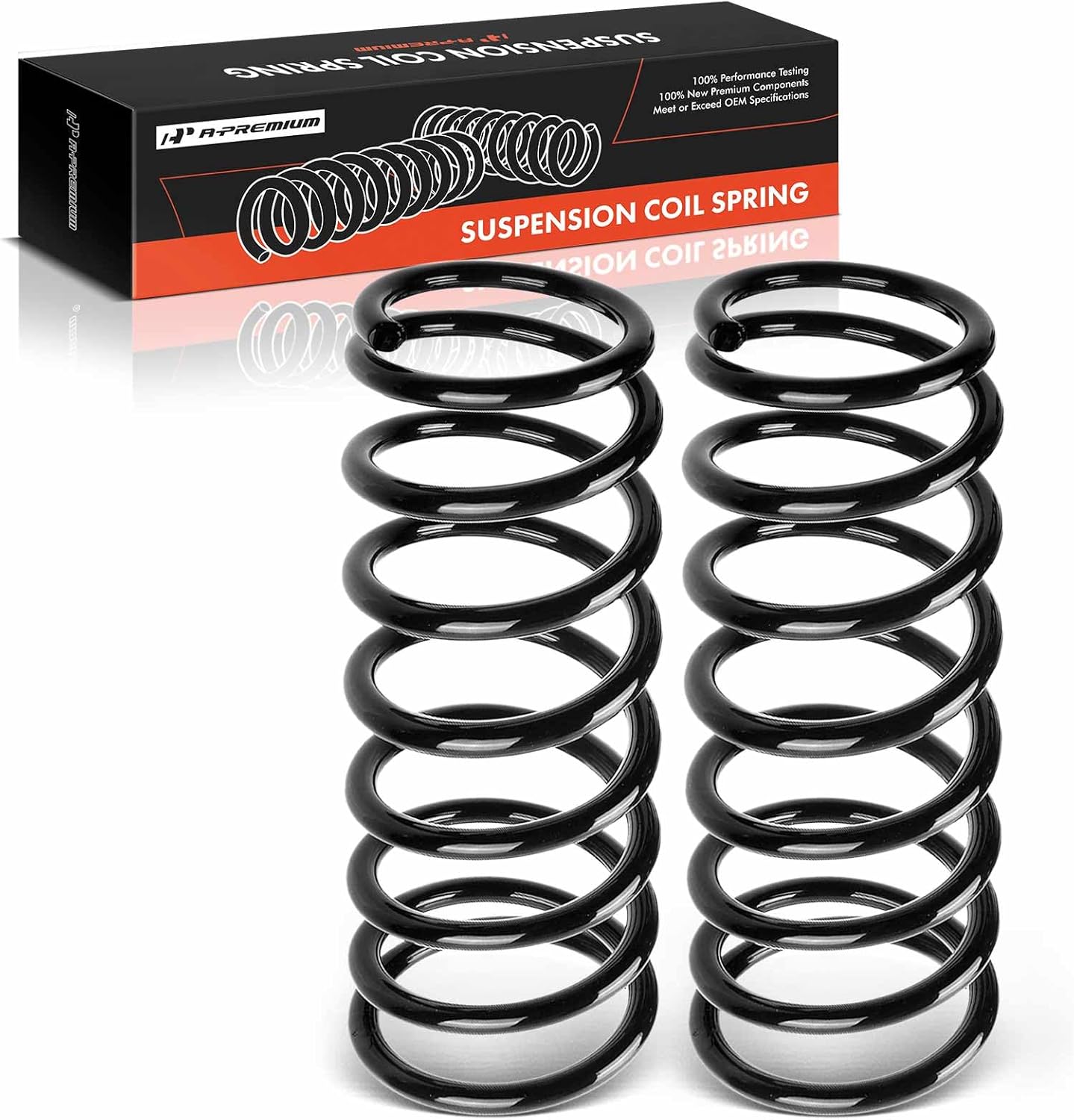 A-Premium Rear Coil Springs Compatible with Honda Accord 2008-2015 2.4L 3.5L, Driver and Passenger Side, 2-Pack, Replace# 52441TA0A03
