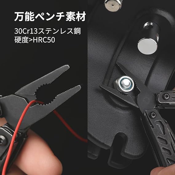 NexTool Mini Flaship Multi-Tool, Multi-Functional Pliers, 10 IN 1 Multi-Functional Tool, Folding Pliers, Stainless Steel, Good Durability, Foldable, Pocket Size, Portable Mini, Disaster Prevention