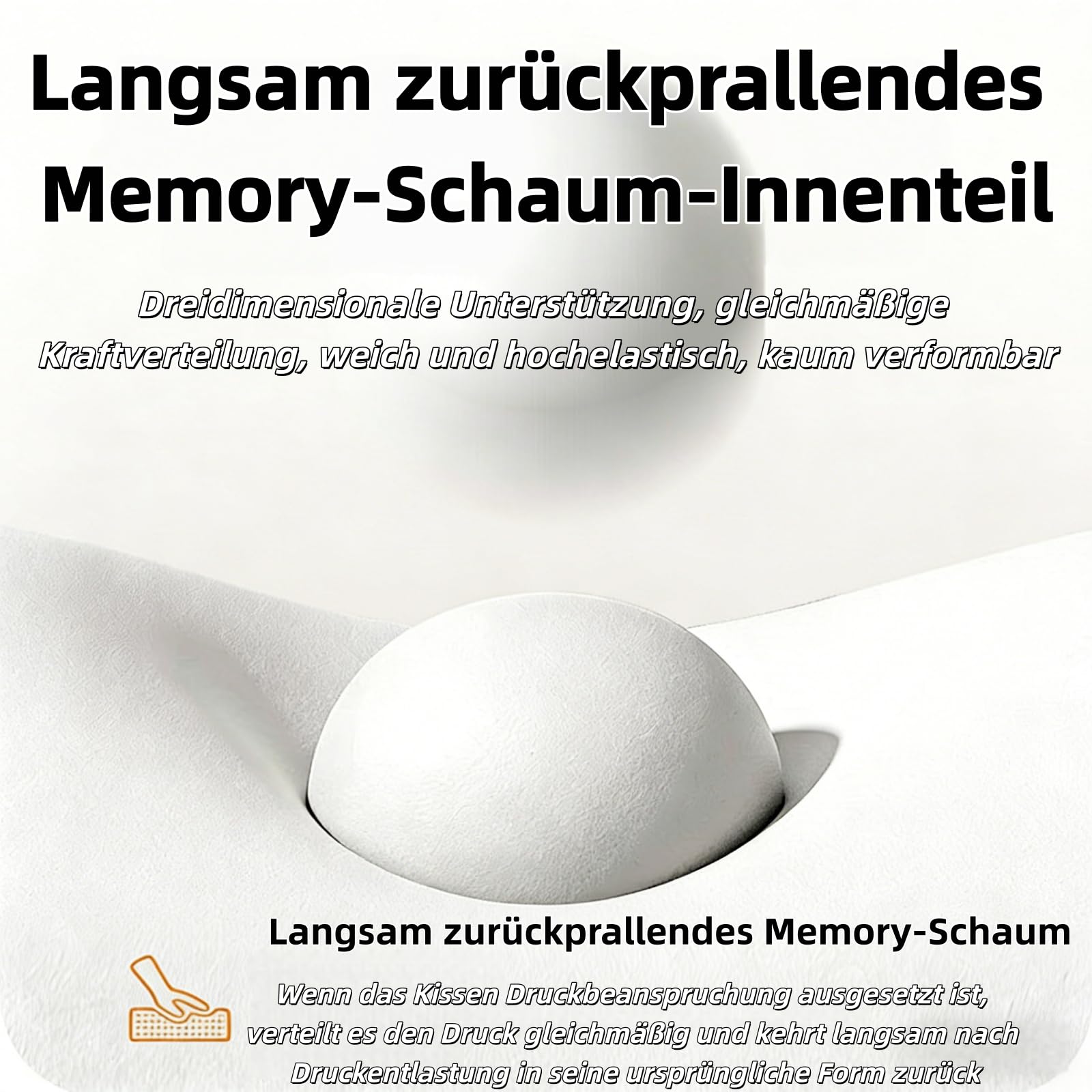 CuroSleep Seladi airflow pro Kissen Orthopädisches Nackenkissen mit 2 Höhen & Memory Schaum, 6-Zonen-Stütze & Kühlbezug –gegen Nackenschmerzen & Schnarchen, (CertiPUR-US/OEKO-TEX 100) (Dunkelblau)