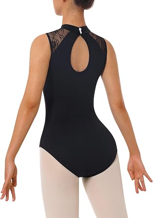 Damen Spitzen Ballett Trikot f r Erwachsene
