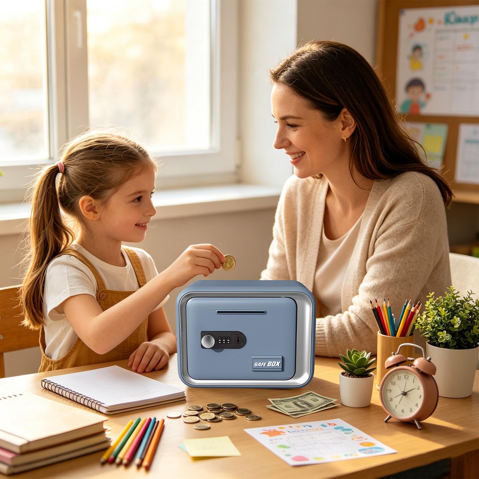 Cassaforte per bambini, con serratura a combinazione