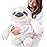 Winsterch Large Sloth Stuffed Animal Toy,20 inches Stuffed Sloth Kids Plush Sloth Animal Baby Doll Birthday Gifts for Boys and Girls,Ivory Sloth