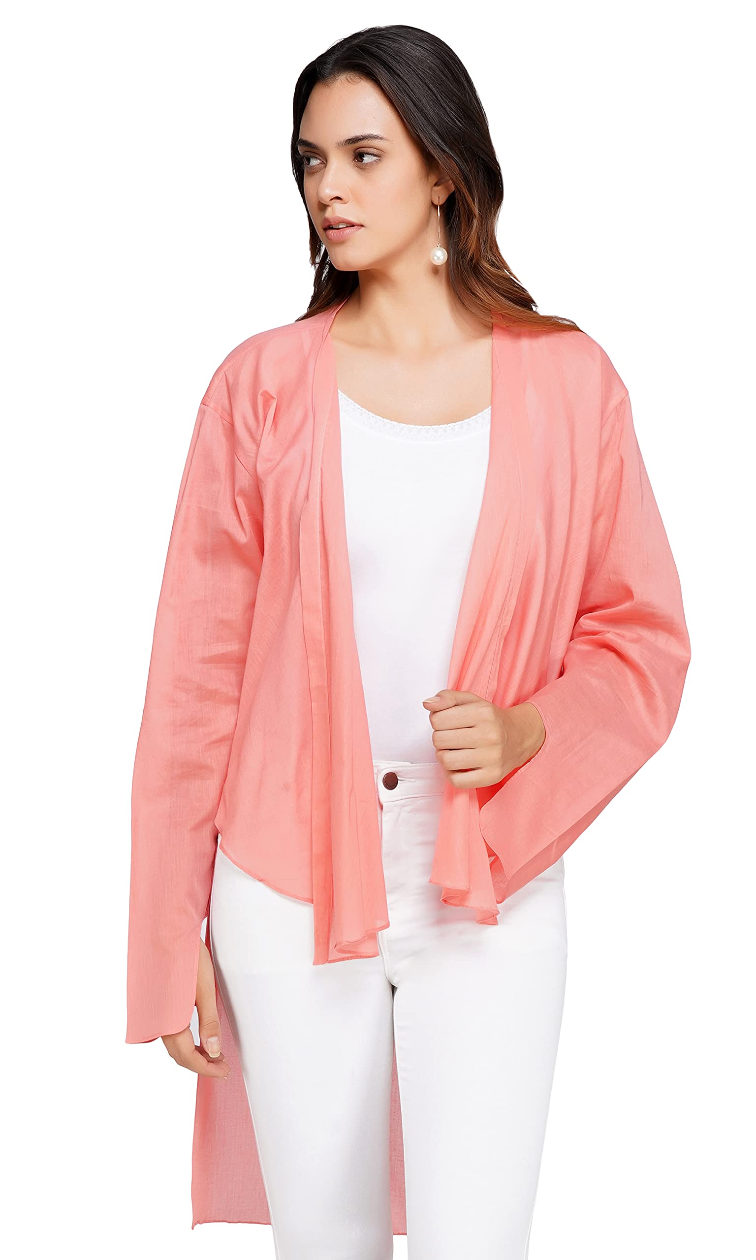 Women No Closure Sun Shield Shrug-image-21