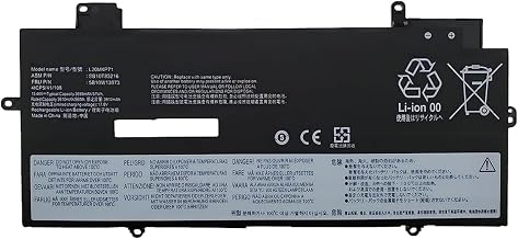 L20M4P71 L20C4P71 Laptop Battery for Lenovo ThinkPad X1 Carbon 9th 10th Gen X1 Yoga 6th 7th Gen 2021 Series L20D4P71 SB10T83218 L20L4P71 SB10T83217 5B10W1399 74 15 .44V 57Wh