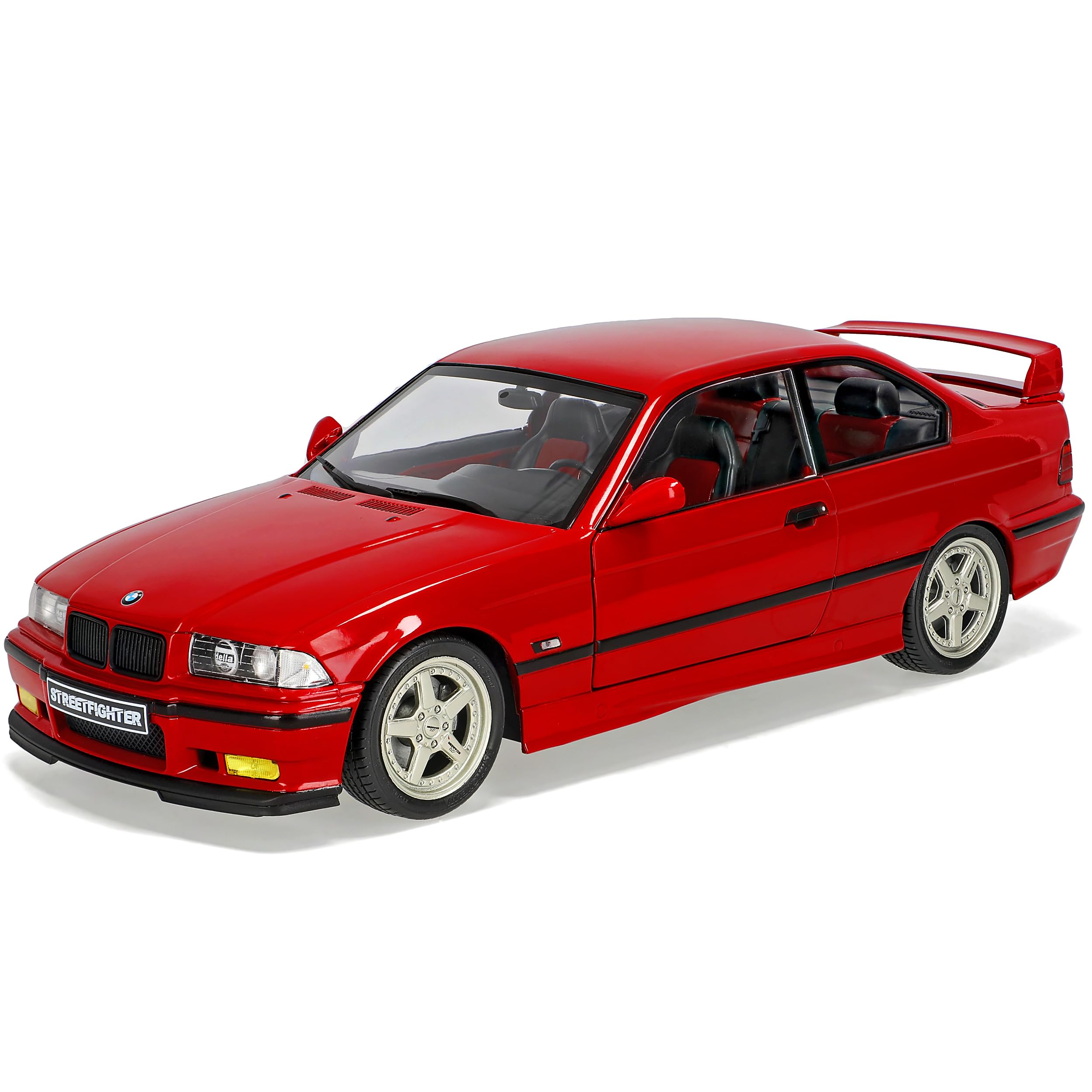 B*M*W 3er E36 M3 Coupe Rot 1990-2000 mit Sockel 1/18 Solido Modell Auto