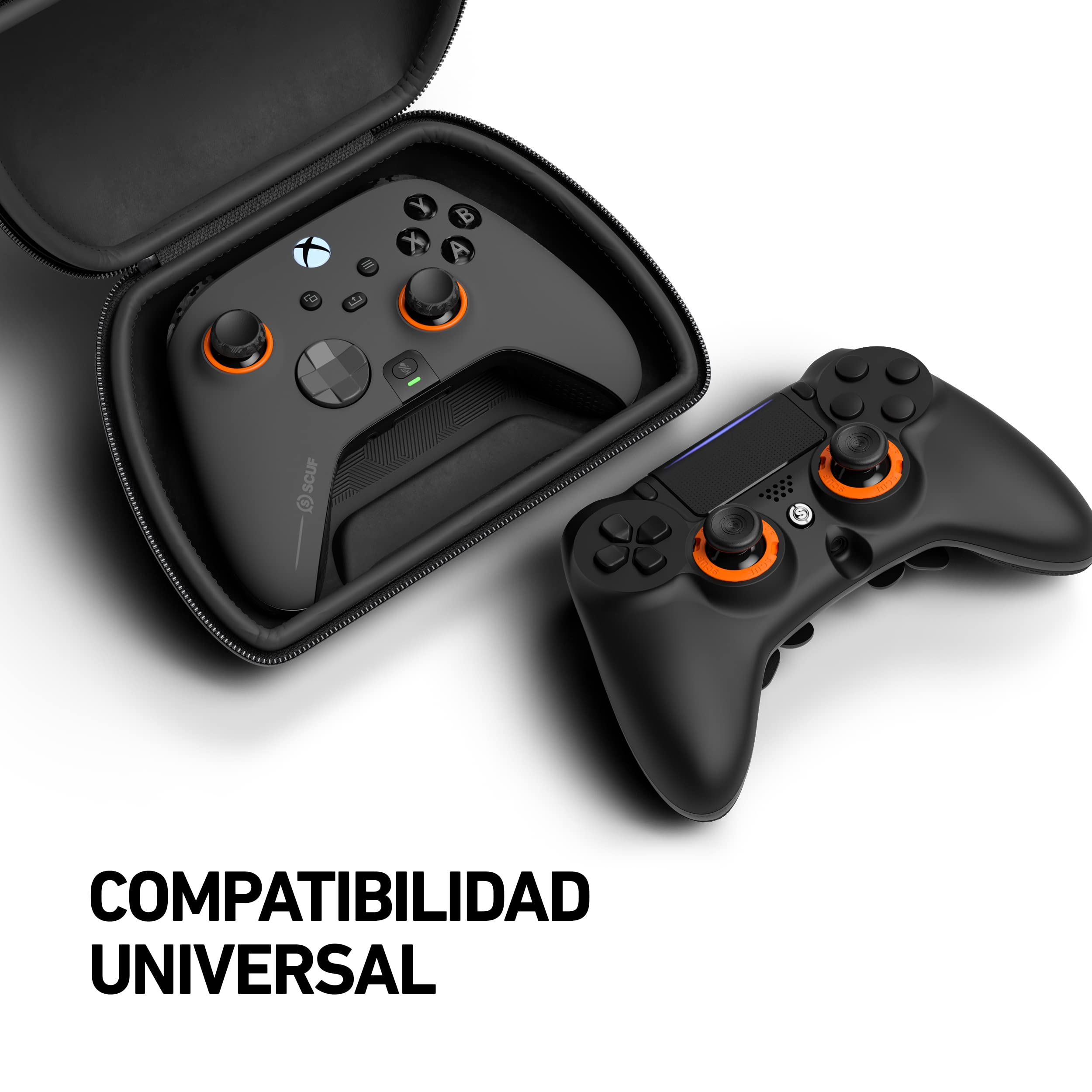 Scuf Estuche de Protección Universal para Mando - Negro | para Mando de Xbox Series X|S, Mando de PS5, Mando de Xbox One, Mando de PS4 para Almacenamiento y Viajes