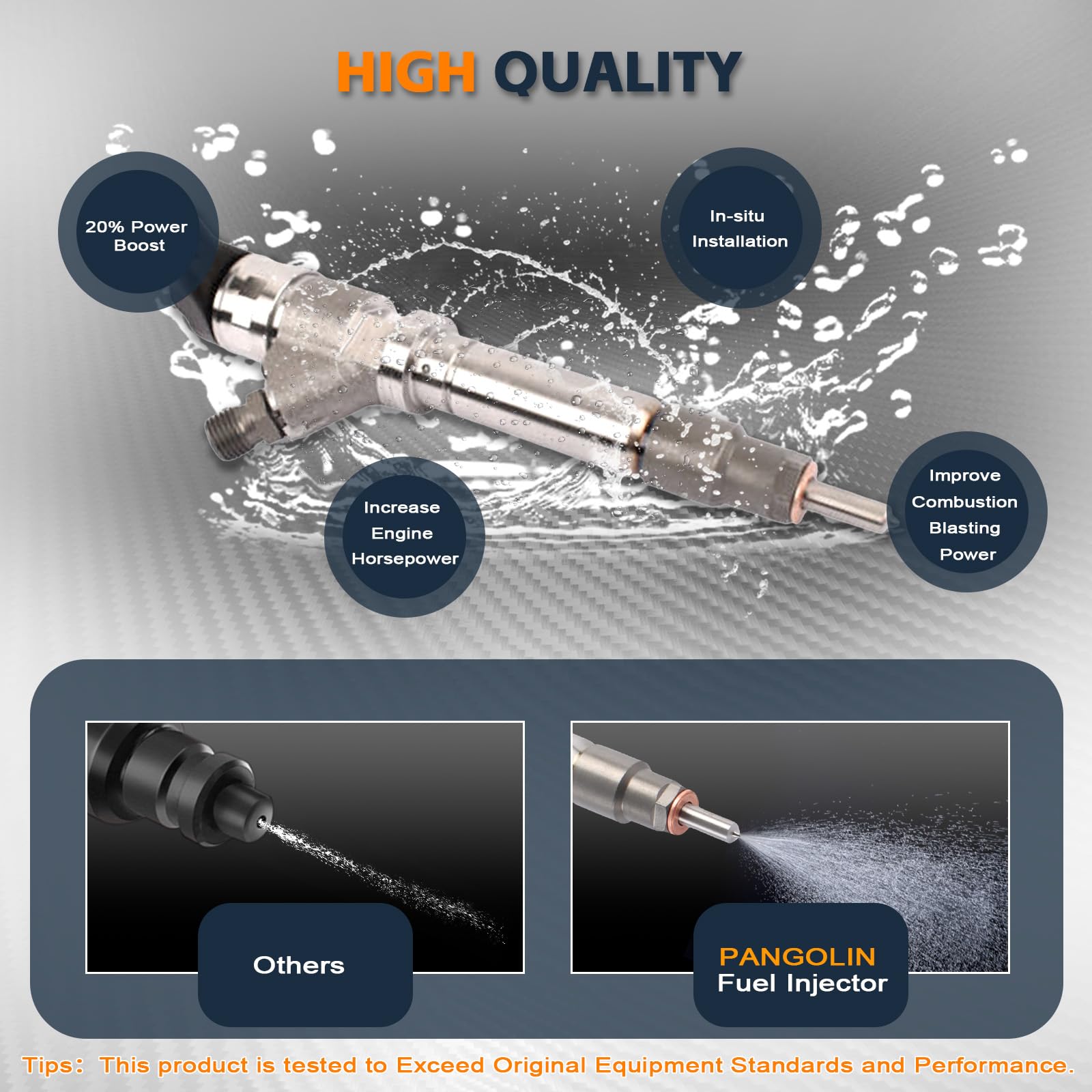 Common Rail Injector For Silverado 2500HD 0445120027 Replacement ...