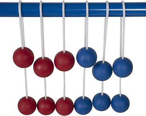 Miniatura 16 de Triumph Premium - Juego de lanzamiento de escalera para exteriores con 6 bolas blandas, estuche de transporte de viaje y rastreadores de puntuación