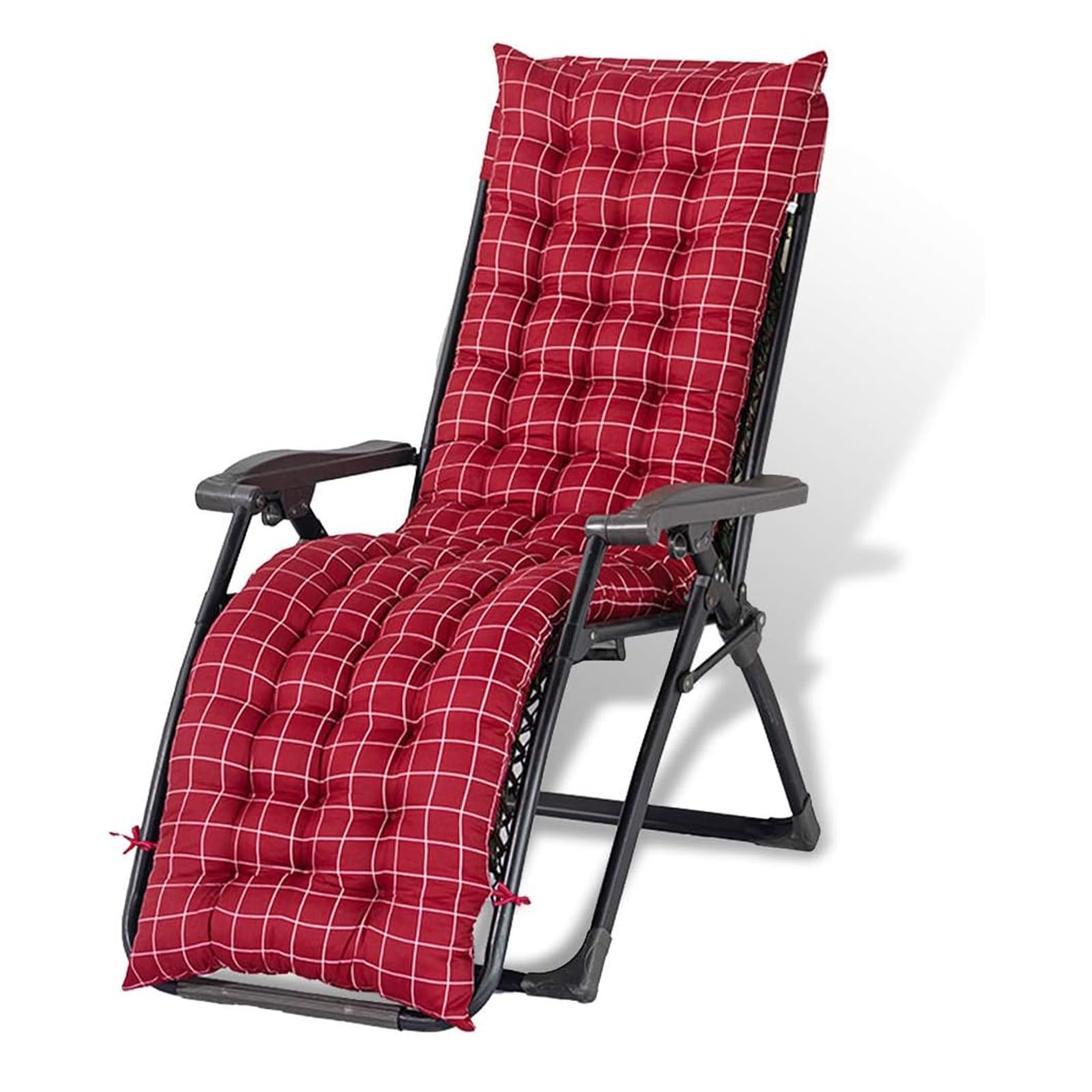 Cuscini per Sdraio Giardino,Cuscini per Sdraio Casa Cuscino Sdraio Imbottita Relax,Cuscino per Sdraio Lettino,Ideale per Interni ed Esterni,Giardini,Cortili,terrazzi 155x48cm