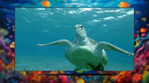 Serenidade subaquática-ambiente relaxante de tartarugas marinhas e recifes de corais